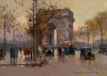 Arc de triomphe CE 2 Parisien Peinture à l'huile